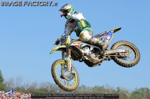 2009-10-03 Franciacorta - Motocross delle Nazioni 2819 Qualifying heat MX1 - Chad Reed - Suzuki 450 AUS
